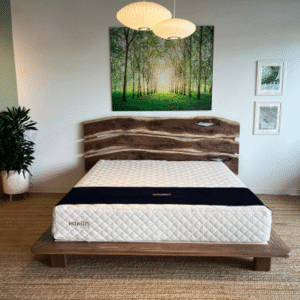 Live Black Walnut Platform bed frame